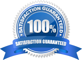 100% satisfaction guarantee