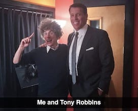 Me and Tony Robbins