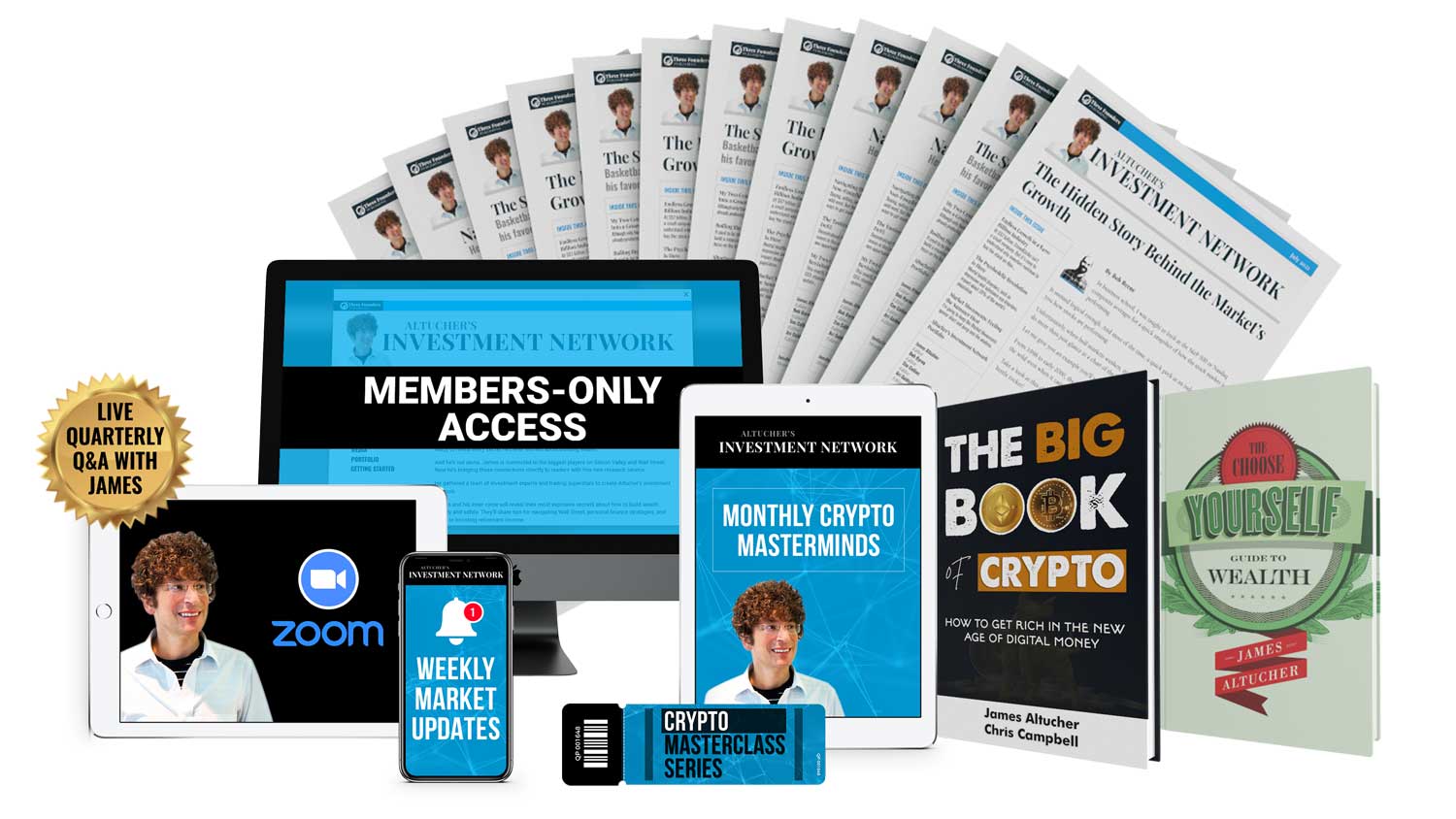 What you get with a subscription to Altucher's Investment Network