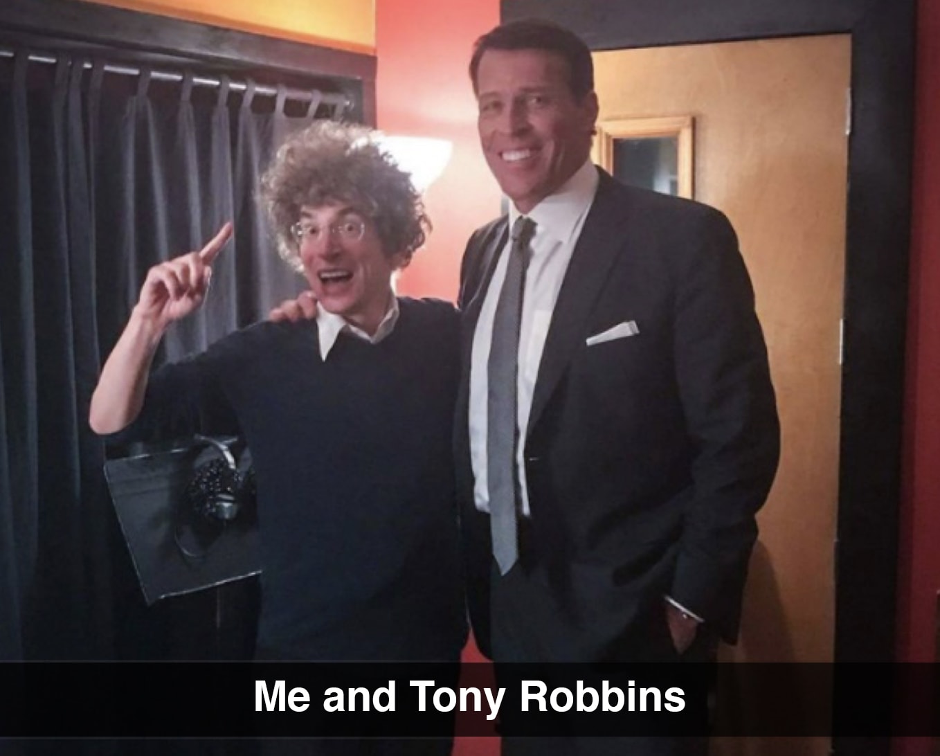 James with Tony Robbins