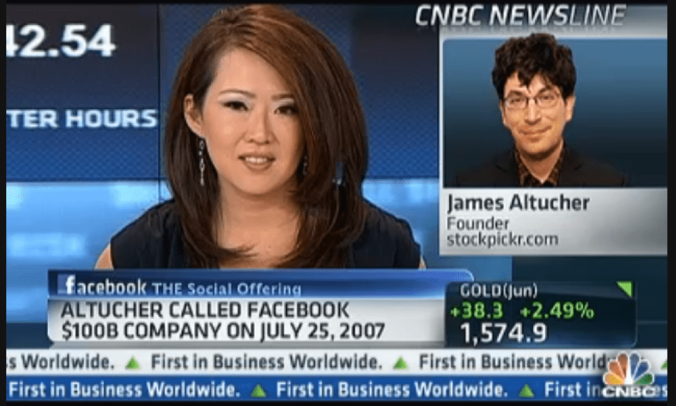 James on CNBC Calling Facebook $100B Company